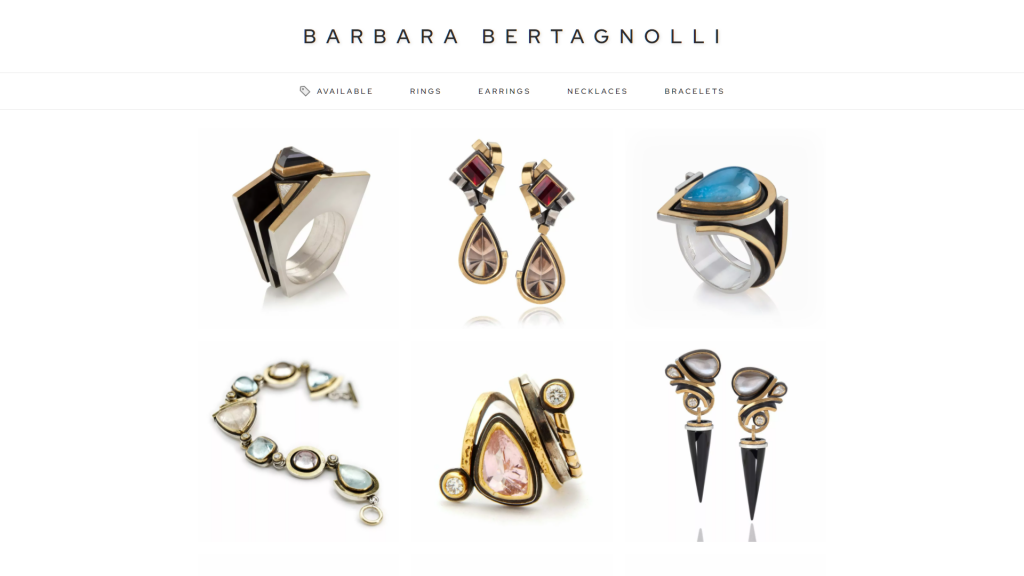 Desktop Screenshot of Barbara Bertagnolli Website